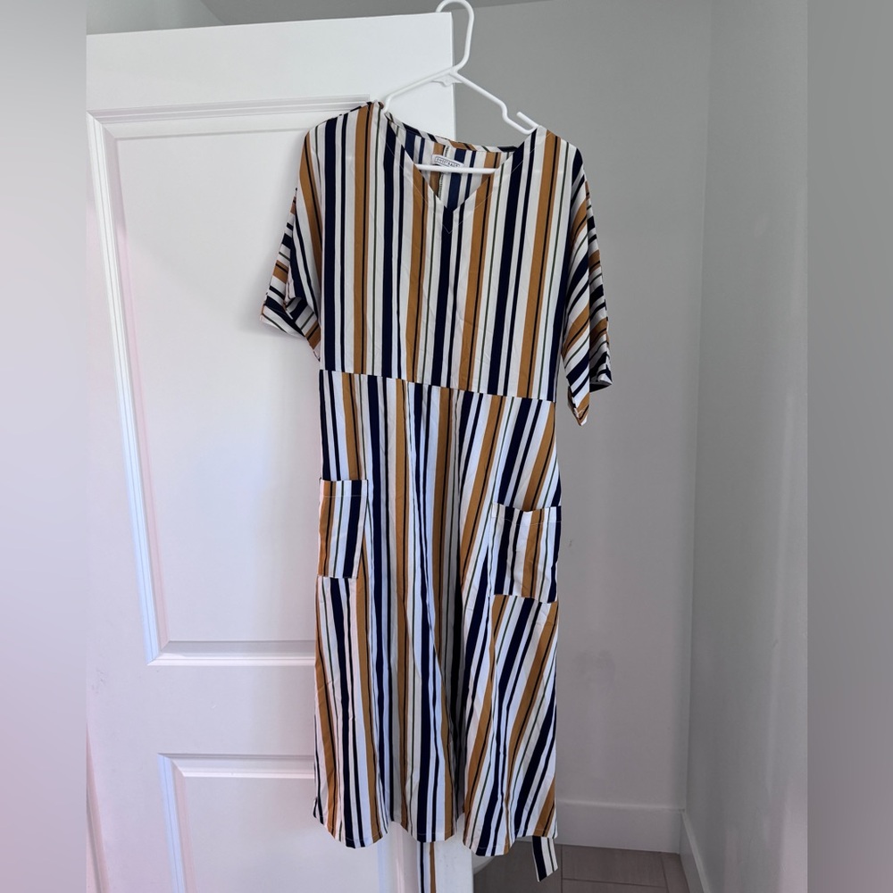 Striped Casual Dress